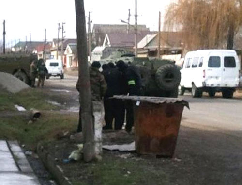 Спецоперация в городе Чегем, Кабардино-Балкария. Фото http://nac.gov.ru/