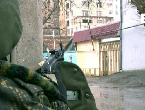 Спецоперация в Советском районе Махачкалы 20 января 2014 г. Фото НАК, http://nac.gov.ru/nakmessage/2014/01/21/spetsoperatsiya-v-prigorode-makhachkaly-zavershena-neitralizovany-troe-bandito.html