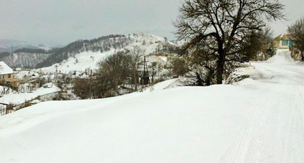 Село Буртунай в Казбековском районе Дагестана. Фото: Амина Магомедова, http://www.odnoselchane.ru/