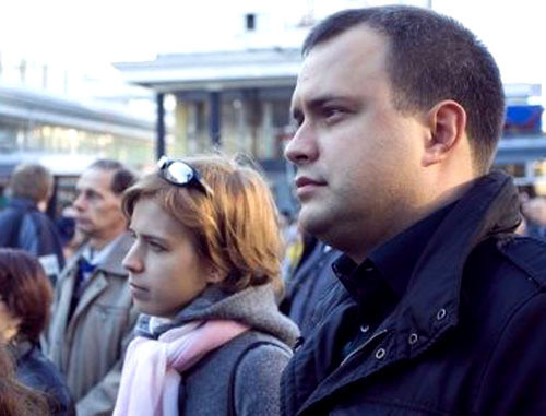 Илья Политковский (справа) и Вера Политковская. Фото: Yuri Timofeyev (RFE/RL)