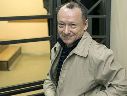 Михаил Савва  в Первомайском районном суде Краснодара. 2014 г. Фото: Зазуля Ольга, Группа поддержки Михаилы Саввы http://vk.com/