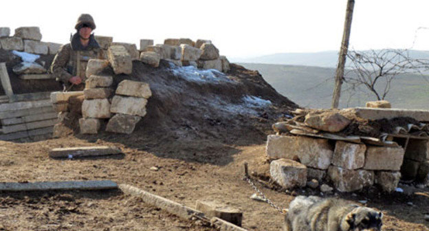 Воинская часть в Нагорном Карабахе. Мартунинский район. Фото Алвард Григорян для "Кавказского узла"