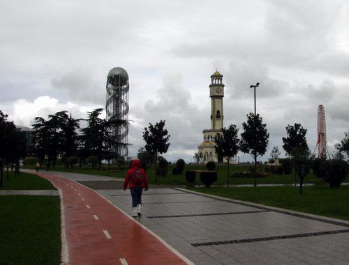 Батуми в непогожий день. Октябрь 2013 года. Фото Юлии Кашеты для "Кавказского узла"
