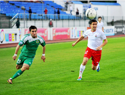 Матч "Спартак-Нальчик" - "Ангушт". Нальчик, 11 мая 2014 г. Фото пресс-службы ФК "Спартак-Нальчик", http://www.spartak-nalchik.com