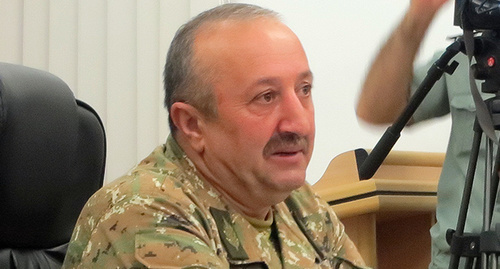 Министр обороны Нагорного Карабаха Мовсес Акопян. Фото Алвард Григорян для "Кавказского узла" Министр обороны Нагорного Карабаха Мовсес Акопян. Фото Алвард Григорян для "Кавказского узла"
