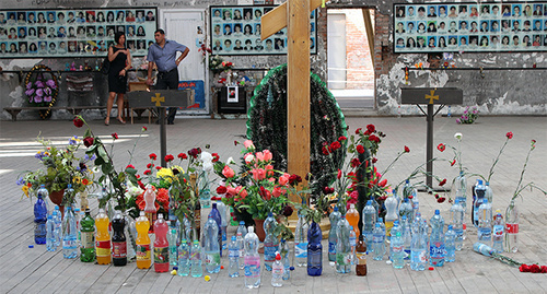 Мемориал памяти жертв терракта в Беслане. Фото Эммы Марзоевой для "Кавказского узла"