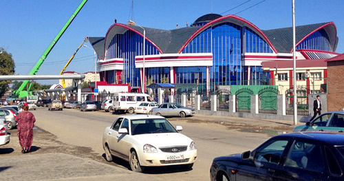 Спортивный комплекс "Колизей". Грозный, 28 сентября 2014 г. Фото Магомеда Магомедова для "Кавказского узла"