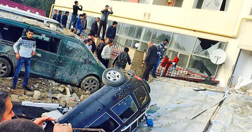 Взрыв в магазине Army. Баку, поселок Баладжар, 8 октября 2014 г. Фото Азиза Каримова для "Кавказского узла" Взрыв в магазине Army. Баку, поселок Баладжар, 8 октября 2014 г. Фото Азиза Каримова для "Кавказского узла"