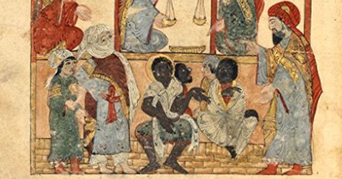 Продажа рабов на рынке в Йемене, 13-й век. Фото https://ru.wikipedia.org