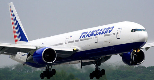 Самолет "Трансаэро". Фото: merlion86 - VVO_1478 https://ru.wikipedia.org/ Самолет "Трансаэро". Фото: merlion86 - VVO_1478 https://ru.wikipedia.org/