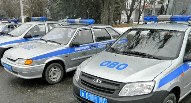 Полицейские машины в Нальчике. Фото: МВД по Кабардино-Балкарской Республике https://07.mvd.ru