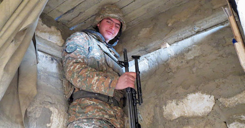 На боевых позициях. Нагорный Карабах. Фото Алвард Григорян для "Кавказского узла" На боевых позициях. Нагорный Карабах. Фото Алвард Григорян для "Кавказского узла"