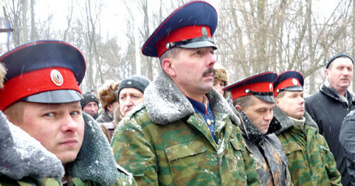 Казаки. Ростов-на-Дону, 26 января 2013 г. Фото Олеси Диановой для «Кавказского узла»