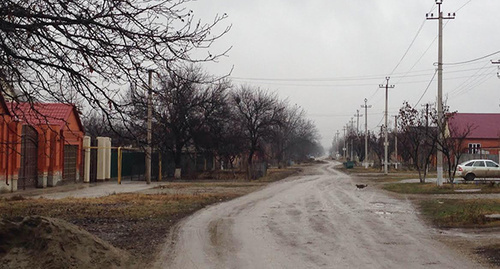 Улица в Старопромысловском районе Грозного. Фото Ахмеда Альдебирова для "Кавказского узла"
