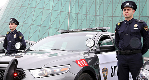 Полицейские около здания МВД Грузии. Фото: http://police.ge/en/home Полицейские около здания МВД Грузии. Фото: http://police.ge/en/home