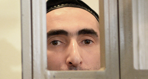 Али Тазиев в зале суда, май 2015 года. Фото Олега Пчелова для "Кавказского узла" 