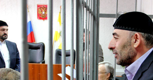 Имам Кисловодска Курман-Али Байчоров во время заседания суда. Фото Магомеда Магомедова для "Кавказского узла" Имам Кисловодска Курман-Али Байчоров во время заседания суда. Фото Магомеда Магомедова для "Кавказского узла"