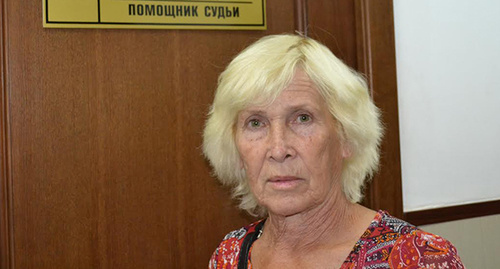 Людмила Савельева в здании суда. Фото Светланы Кравченко для "Кавказского узла" Людмила Савельева в здании суда. Фото Светланы Кравченко для "Кавказского узла"