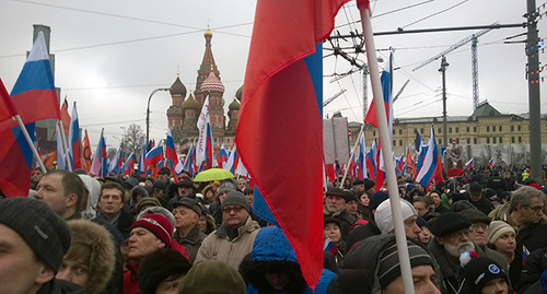 Марш памяти Бориса Немцова. Москва, 1 марта 2015 г. Фото Вячеслава Ферапошкина для "Кавказского узла" Марш памяти Бориса Немцова. Москва, 1 марта 2015 г. Фото Вячеслава Ферапошкина для "Кавказского узла"