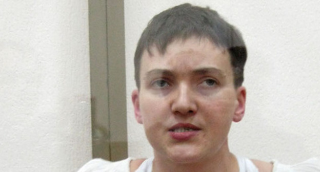 Подсудимая Надежда Савченко в зале Донецкого городского суда Ростовской области. Фото: Константина Волгина для "Кавказского узла".