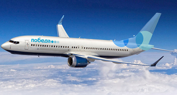Самолёт авиакомпания «Победа» . Фото: http://www.flylowcost.ru/img/lowcoster-pobeda.jpg