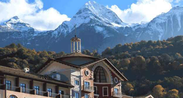 Сочинский курорт "Горки город". Фото: Alexandra9214 https://ru.wikipedia.org/