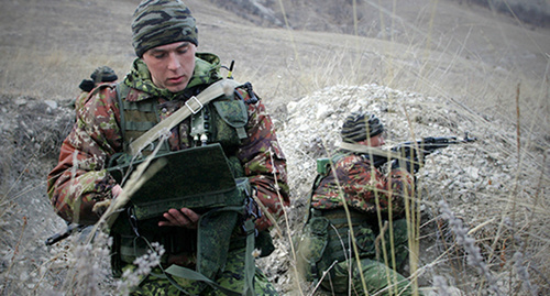 Разведчики горной бригады ЮВО на полигоне в Адыгее. Фото: http://function.mil.ru/news_page/country/more.htm?id=12072375@egNews