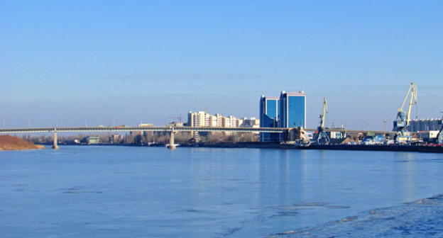 Вид на мост в Астрахани. Фото Вячеслава Ященко для "Кавказского узла"