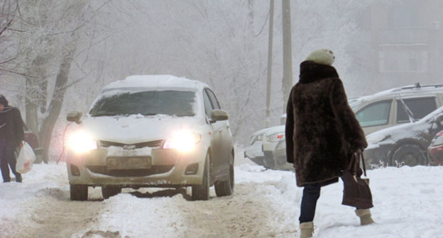 Туман в Волгограде. 8 января 2015 г. Фото Вячеслава Ященко для "Кавказского узла"
