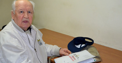 Вадим Уркунов возле суда Центрального района Сочи. Фото Светланы Кравченко для "Кавказского узла"