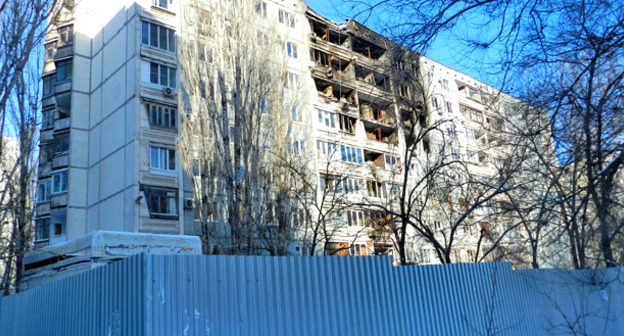 Разрушенный дом № 47 по улице Космонавтов в Волгограде. Январь 2015 г. Фото Татьяны Филимоновой для "Кавказского узла"