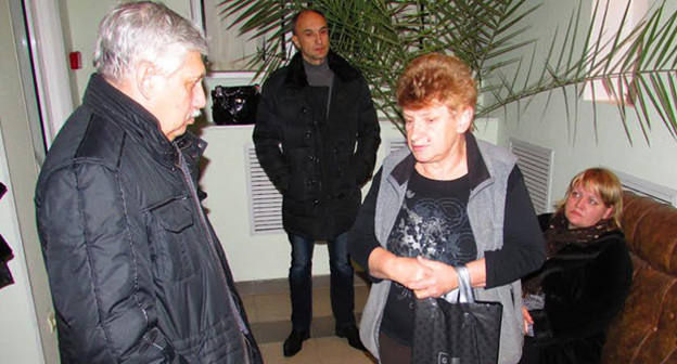 Пенсионерка Галина Акельева вторые сутки продолжает голодовку в волгоградском санатории МУП "Метроэлектротранс" с требованием восстановить ее жилищные права. Фото Вячеслава Ященко для "Кавказского узла"