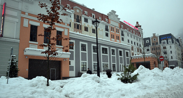 Гостиницы на Красной поляне. Фото Светланы Кравченко для "Кавказского узла"