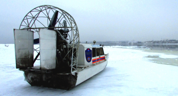 Аэросани службы спасения Волгограда. Фото Вячеслава Ященко для "Кавказского узла"