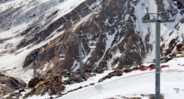 Приэльбрусье. Канатная дорога. Фото Анны Черныш для "Кавказского узла"