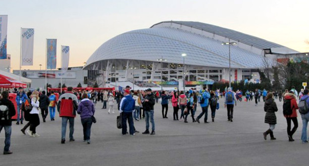 Стадион "Фишт" в Сочи. Фото Светланы Кравченко для "Кавказского узла"