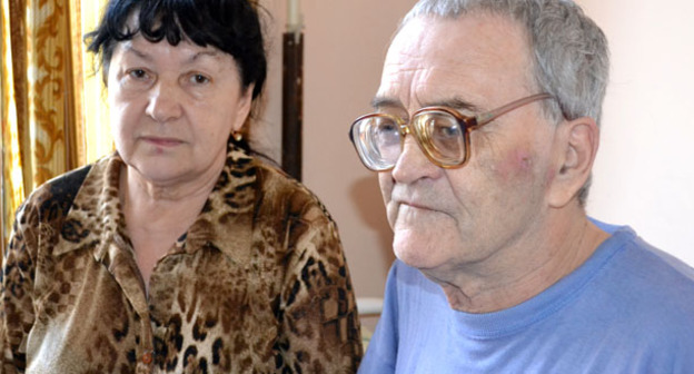 Виктор Диденко и его сестра Татьяна Шарапова. Фото Светланы Кравченко для "Кавказского узла"