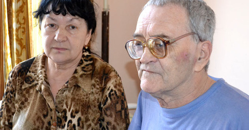 Виктор Диденко и его сестра Татьяна Шарапова. Фото Светланы Кравченко для "Кавказского узла"