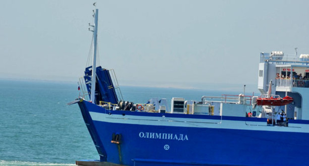 Паром в Керченской проливе. Фото Нины Тумановой для "Кавказского узла"