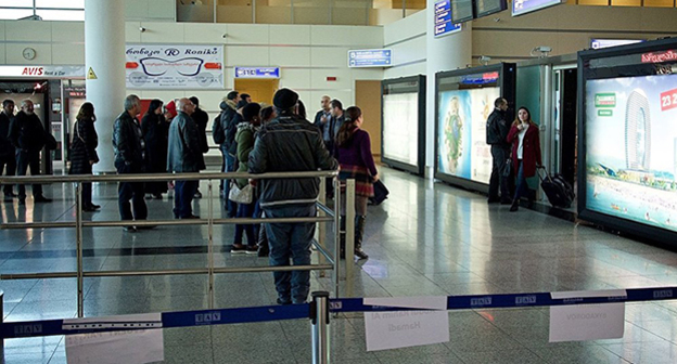 В аэропорту Тбилиси. Фото: © Sputnik/ Натия Цирекидзе, http://sputnik-georgia.ru/society/20160217/230230971.html