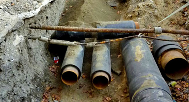 Ремонт трубопровода. Фото Светланы Кравченко для "Кавказского узла" 