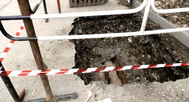 Теплотрасса. Фото Светланы Кравченко для "Кавказского узла"