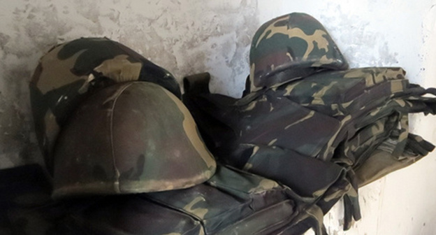 Обмундирование для боевого дежурства. Нагорный Карабах. Фото Алвард Григорян для "Кавказского узла"