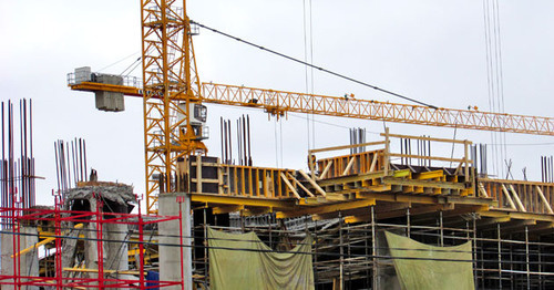 Стройплощадка "Волгоград-Арена". Фото Вячеслава Ященко для "Кавказского узла"