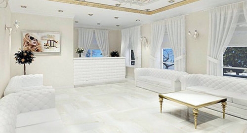 Интерьер центра “Первая леди” в Нальчике. Директор салона заявляет, что сейчас центр красоты и здоровья “не может работать в полноценном режиме”. Фото: http://med1-lady.ru/index.php/Услуги/fotogalereya.html