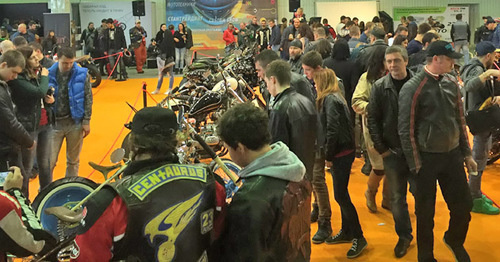 Посетители выставки. Краснодар, 28 марта 2016 г. Фото Виктора Докучаева