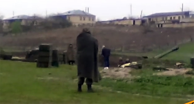 Кадр из зоны боевых действий на карабахско азербайджанской границе. Фото: Стоп-кадр видео Sputnik Armenia https://www.youtube.com/watch?v=WKyqOlfGXqg