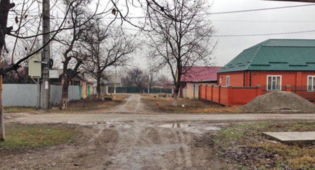 Частный сектор в Октябрьском районе Грозного. Фото Ахмеда Альдебирова для "Кавказского узла"