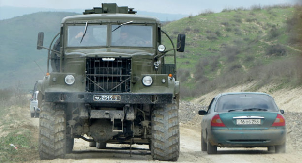 Военная техника армии Нагорного Карабаха. 6 апреля 2016 г. Фото Алвард Григорян для "Кавказского узла"