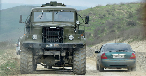 Военная техника армии Нагорного Карабаха. 6 апреля 2016 г. Фото Алвард Григорян для "Кавказского узла" Военная техника армии Нагорного Карабаха. 6 апреля 2016 г. Фото Алвард Григорян для "Кавказского узла"